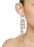 模特儿示范图 - 点击放大 - JUSTINE CLENQUET - Angie Palladium Plated Earrings