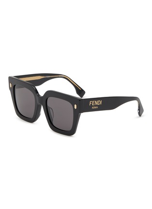 首图 - 点击放大 - FENDI - FENDI ROMA 方框太阳眼镜