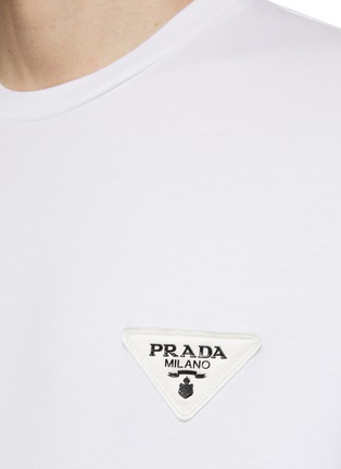  - PRADA - 三角徽 T 恤