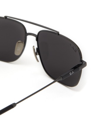 细节 - 点击放大 - RAY-BAN - Micheal Titanium Pillow Frame Sunglasses