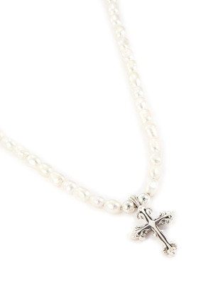 细节 - 点击放大 - EMANUELE BICOCCHI - 十字架珍珠项链