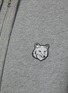  - MAISON KITSUNÉ - Fox Head Patch Zipped Hoodie