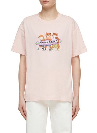 首图 - 点击放大 - MAISON KITSUNÉ - Surfing Foxes T-Shirt