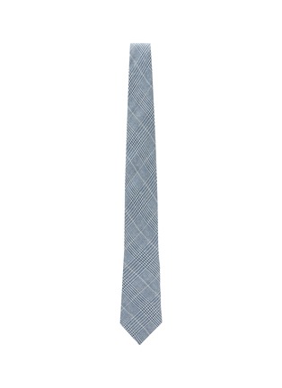 模特儿示范图 - 点击放大 - BRUNELLO CUCINELLI - 亚麻混丝领带