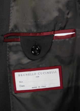 细节 - 点击放大 - BRUNELLO CUCINELLI - 青果领无尾礼服外套