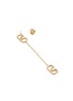 细节 - 点击放大 - VALENTINO GARAVANI - VLogo Swarovski Crystal Brass Earrings