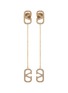 首图 - 点击放大 - VALENTINO GARAVANI - VLogo Swarovski Crystal Brass Earrings