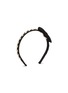 模特儿示范图 - 点击放大 - VALENTINO GARAVANI - Rockstud Satin Headband