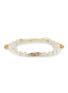 首图 - 点击放大 - VALENTINO GARAVANI - VLogo Swarovski Crystal & Pearl Brass Bracelet