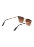 模特儿示范图 - 点击放大 - MOVITRA - Jonathan Metal Square Sunglasses
