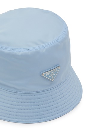 细节 - 点击放大 - PRADA - 金属徽标渔夫帽