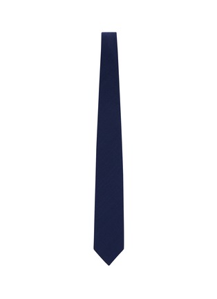 模特儿示范图 - 点击放大 - STEFANOBIGI MILANO - 羊毛纯色领带