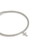 细节 - 点击放大 - LC COLLECTION JEWELLERY - 18K White Gold Diamond Cross Charm Tennis Bracelet - 2.09 Carat