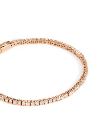 细节 - 点击放大 - LC COLLECTION JEWELLERY - 18K Rose Gold Diamond Tennis Bracelet