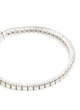 细节 - 点击放大 - LC COLLECTION JEWELLERY - 18K White Gold Diamond Tennis Bracelet