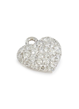 细节 - 点击放大 - LC COLLECTION JEWELLERY - 18K White Gold Heart Charm Pendant