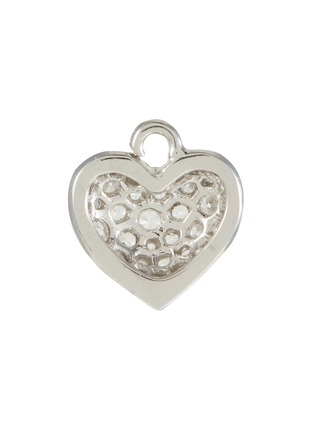 模特儿示范图 - 点击放大 - LC COLLECTION JEWELLERY - 18K White Gold Heart Charm Pendant