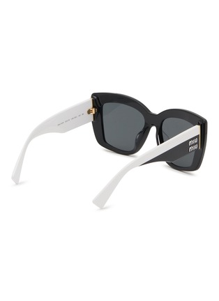 模特儿示范图 - 点击放大 - MIU MIU - Acetate Square Sunglasses