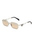 首图 - 点击放大 - PRADA - Metal Irregular Sunglasses