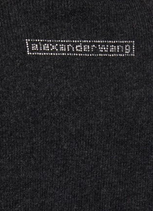  - ALEXANDERWANG - 仿水晶缀饰针织衫