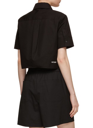 背面 - 点击放大 - WE11DONE - LOGO 刺绣纯棉衬衫