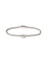 首图 - 点击放大 - LC COLLECTION JEWELLERY - 18K White Gold Diamond Heart Charm Tennis Bracelet