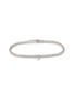 首图 - 点击放大 - LC COLLECTION JEWELLERY - 18K White Gold Diamond Pear Solitaire Charm Tennis Bracelet