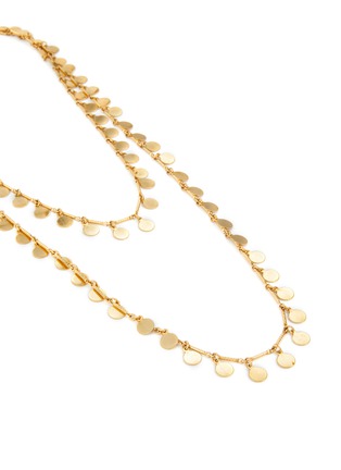 细节 - 点击放大 - LANE CRAWFORD VINTAGE ACCESSORIES - Vintage Vendome Gold Tone Dangling Pieces Long Necklace