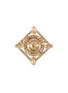 模特示范图 - 点击放大 - LANE CRAWFORD VINTAGE ACCESSORIES - Weiss Diamante Stone Gold Toned Art Deco Square Brooch