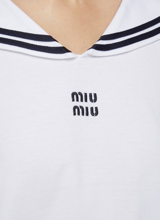  - MIU MIU - 水手领 T 恤