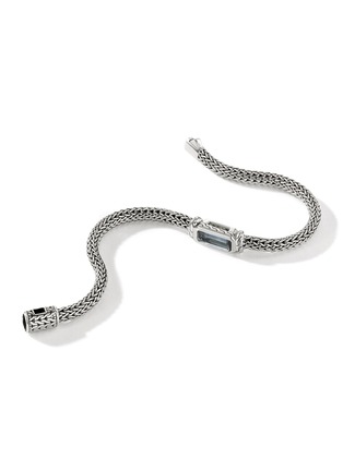 细节 - 点击放大 - JOHN HARDY - Icon Extension Sterling Silver Topaz Bracelet — Size US