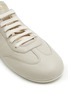 细节 - 点击放大 - PRADA - 真皮系带运动鞋
