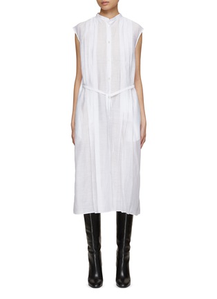 首图 - 点击放大 - THE LOOM - Band Collar Pleated Dress