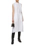 模特儿示范图 - 点击放大 - THE LOOM - Band Collar Pleated Dress