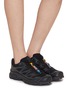 模特儿示范图 - 点击放大 - SALOMON - XT-6 Low Top Drawstring Sneaker