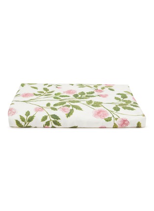 SUMMERILL & BISHOP | Le Jardin des Roses Linen Tablecloth — Pink/Green