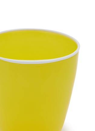 细节 –点击放大 - SUMMERILL & BISHOP - Bumba Glass Tumbler — Lemon Yellow