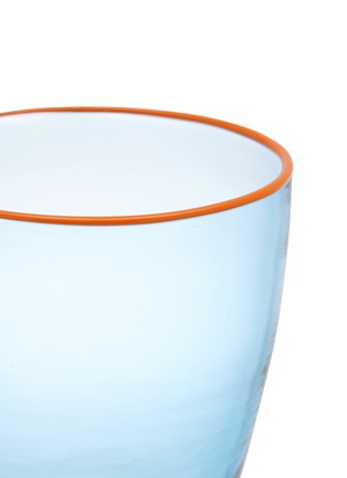 细节 –点击放大 - SUMMERILL & BISHOP - Bumba Glass Tumbler — Turquoise/Orange