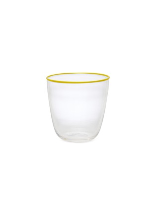 首图 –点击放大 - SUMMERILL & BISHOP - Bumba Glass Tumbler — Clear/Lemon Yellow