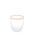 首图 –点击放大 - SUMMERILL & BISHOP - Bumba Glass Tumbler — Clear/Orange