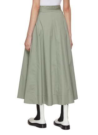 背面 - 点击放大 - PESERICO - Tie Waist Asymmetrical Hem Skirt