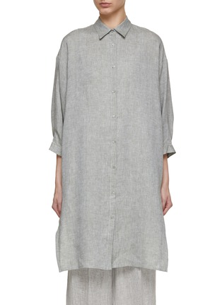 首图 - 点击放大 - PESERICO - Linen Long Shirt