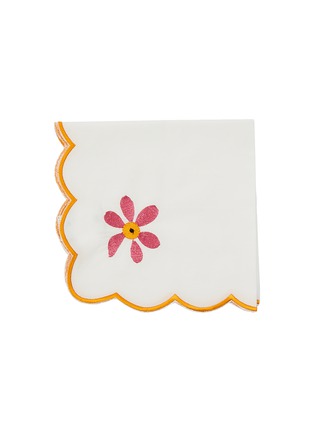 首图 –点击放大 - LA ROMAINE EDITIONS - Madeleine's Napkin — Orange/Rose