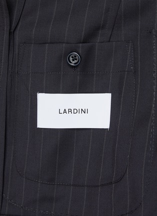  - LARDINI - 平驳领条纹西服套装