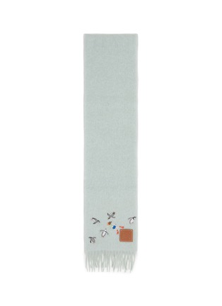 细节 - 点击放大 - LOEWE - x SUNA FUJITA 混羊毛围巾