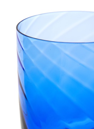 细节 –点击放大 - ICHENDORF MILANO - RIGÀ 玻璃酒杯 — 亮蓝色