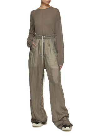 模特儿示范图 - 点击放大 - RICK OWENS - 直筒系带长裤