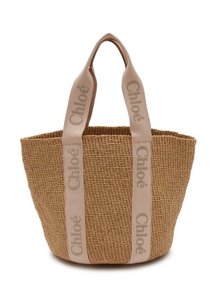 首图 - 点击放大 - CHLOÉ - Woody Basket Paper Tote Bag