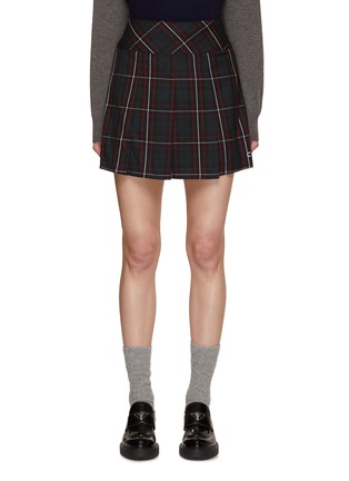 首图 - 点击放大 - CLOVE - Tartan Check Pleated Skirt