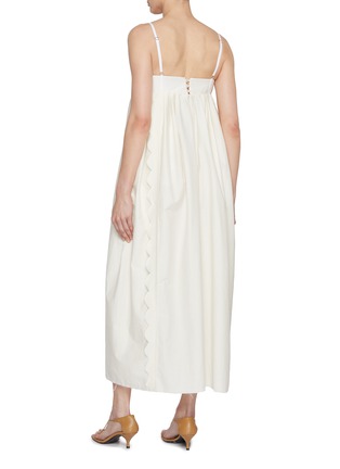 背面 - 点击放大 - NACKIYÉ - Scalloped Edge Strappy Dress